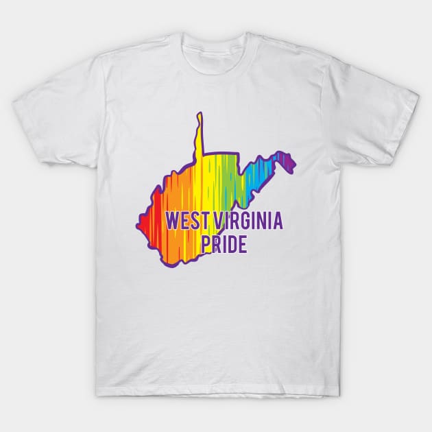 West Virginia Pride T-Shirt by Manfish Inc.